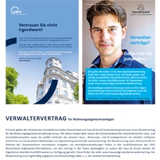 Mustervertrag für die WEG-Verwaltung