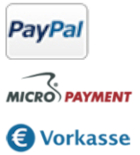 Hier erfahren Sie mehr �ber die<br>verschiedenen Zahlungsm�glichkeiten!